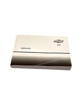 Chevrolet Uplander 2006 Manual OEM Van Cars Vehicles Book PB